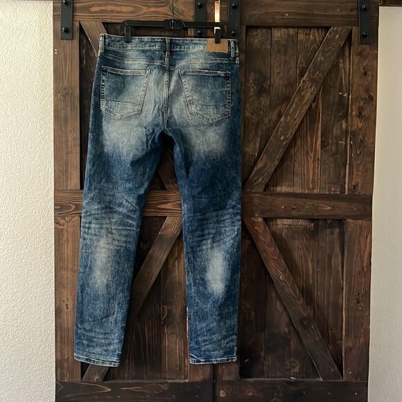 Aeropostale skinny Washed distressed jeans washed 34x32 - Picture 3 of 14